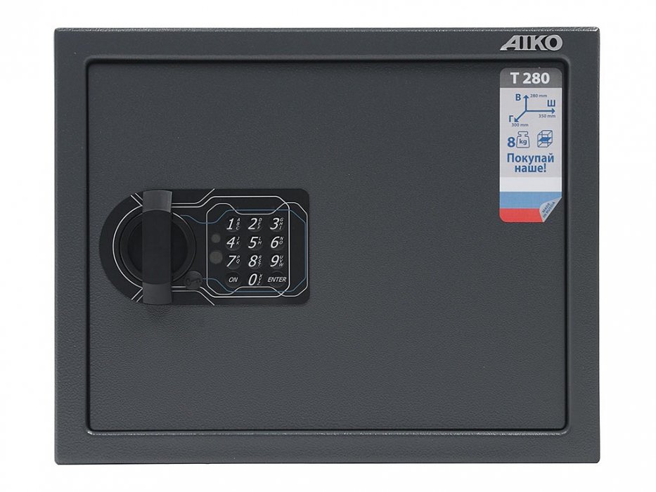 Сейф для офиса AIKO Т 280 EL - вид 2